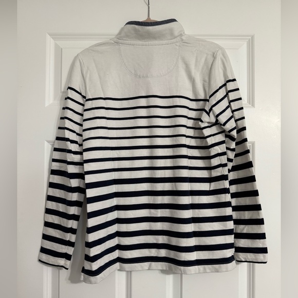 L.L. Bean Striped Henley Shirt - Picture 4 of 5